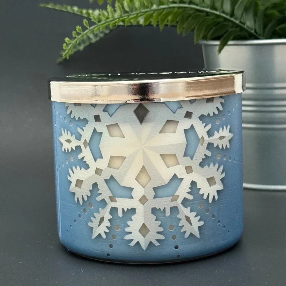 BBW Frozen Lake Bath & Body Works 3 Wick Candle - Picture 2 of 10
